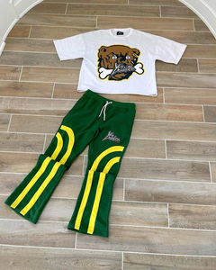 Men's Casual Summer Streetwear Pullover <b>T</b>-Shirt and Terry Jogging Pants Fashionable <b>Track</b> Sweatsuit for Men - Product Image 6