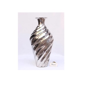 Best Selling Cast Aluminum Flower <b>Vase</b> With Natural Brass Finishing Custom Made Oval Ring Shape Flower <b>Vase</b> IQBAL COLLECTION - Product Image 5