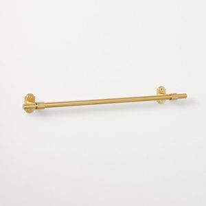 Porte-serviettes mural décoratif en fer doré pour l'intérieur de la salle de bain moderne au look élégant et élégant - Product Image 6