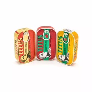 ปลาซาร์ดีนบรรจุกระป๋องในน้ำมันพืช125กรัมปลากระป๋องในมะเขือเทศ - Product Image 1