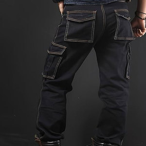 ขายส่ง กางเกงลำลองผู้ชายขายดี ผ้าฝ้ายน้ำหนักเบา เอวยางยืดปานกลาง ทรงตรง มีหลายกระเป๋า กันลม ระบายอากาศได้ดี รับสั่งทำ - Product Image 4