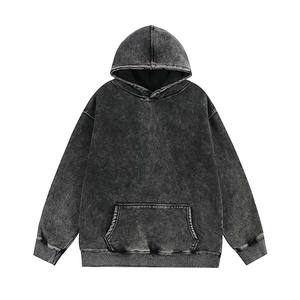 Sun faded zipper hoodies 100% algodón transpirable único elegante moda pullover hoodies unisex - Product Image 4