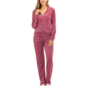 Nouveauté, survêtement de jogging en velours pour femme, survêtement de rue en velours, survêtement en velours pour femme - Product Image 1
