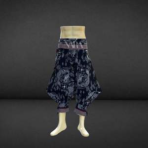 Intorn Casual <b>Harem</b> <b>Pants</b> 100% Cotton Lightweight Elastic Waist Closure Stretch Design Comfortable Travel Yoga Daily Use Stylish - Product Image 2