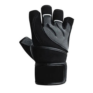 Guantes de gimnasio de peso pesado unisex, guantes deportivos de entrenamiento de medio dedo, guantes de cuero para ejercicio y levantamiento de pesas para competición - Product Image 6