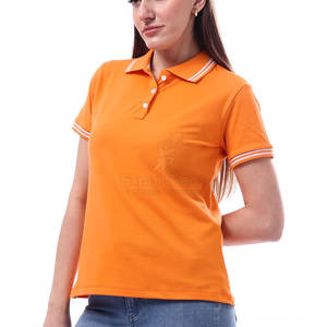 Polo de algodón suave con cuello acanalado y puños de manga Polo de ajuste clásico con tela duradera y apariencia elegante - Product Image 4
