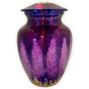 Urne funéraire Sugarplum de style américain, extra petite, finition brillante, 200 pouces cubes, pour adultes - Product Image 1