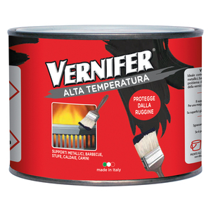Smalto per alte temperature Ml. 500 - Nero Satinato (4765) - Product Image 1