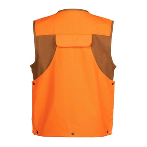 Gilet de chasse imperméable personnalisé multi-poches en toile pour homme, idéal pour le tir et la pêche en extérieur - Product Image 2