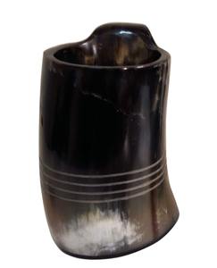 Taza para beber auténtica de cuerno de buey de búfalo pulido 100%, la mejor calidad, Vikingo, náutico, diseño único de animales indios, artesanías naturales - Product Image 2