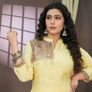 Femmes Eco soie deux pièces Satin fête robe de mariée naturel droite Silhouette dentelle broderie plaine haut pantalon vêtements de nuit été - Product Image 1