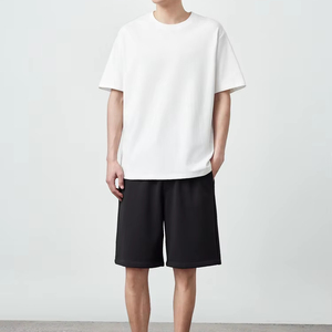 Custom Tshirt 100% Cotton <b>Men's</b> <b>Cropped</b> Boxy Fit Tee Luxury Quality Streetwear Oversized Drop Shoulder T-shirt for <b>men</b> - Product Image 2