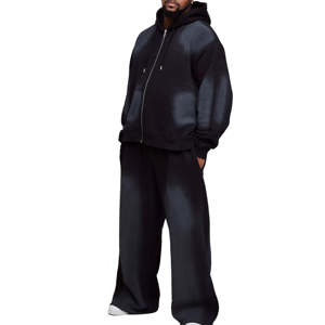 ชุดวอร์มทรงหลวมกันแดดสำหรับผู้ชายชุดวอร์มทรงถุงซักระบายอากาศได้ดีชุดวอร์มสีจางสำหรับผู้ชาย - Product Image 1