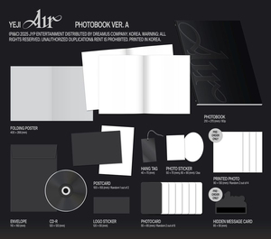 YEJI - [ AIR ] 1er mini-album (version photobook) Album KPOP Best Seller en Corée - Product Image 4