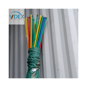 Palo de madera de escoba con película termorretráctil de Pvc para suministros de limpieza Productos de limpieza de fregona - Product Image 3