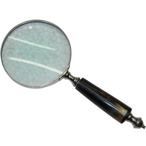 Lupa de cristal para ojos, venta al por mayor, nuevo diseño 2025, artesanía india, diseño antiguo, buena calidad, Metal, aspecto Vintage, Color bronce - Product Image 1