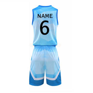 Último estilo uniforme de baloncesto sin mangas nuevo diseño transpirable de talla grande conjunto con ajuste cómodo - Product Image 2