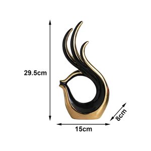 Escultura Moderna Abstracta de Latón con Diseño Artístico Elegante, Forma Personalizada de Alta Calidad para Regalos Promocionales - Product Image 3