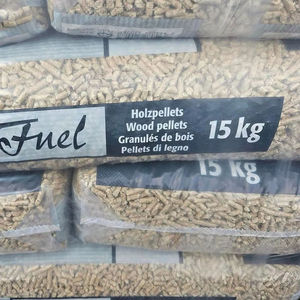 Vente flash, granulés de bois de pin et de hêtre de qualité supérieure, sacs de 15 kg, diamètre de 6 mm, briquettes de son de riz en forme de bâtonnets et en poudre - Product Image 1