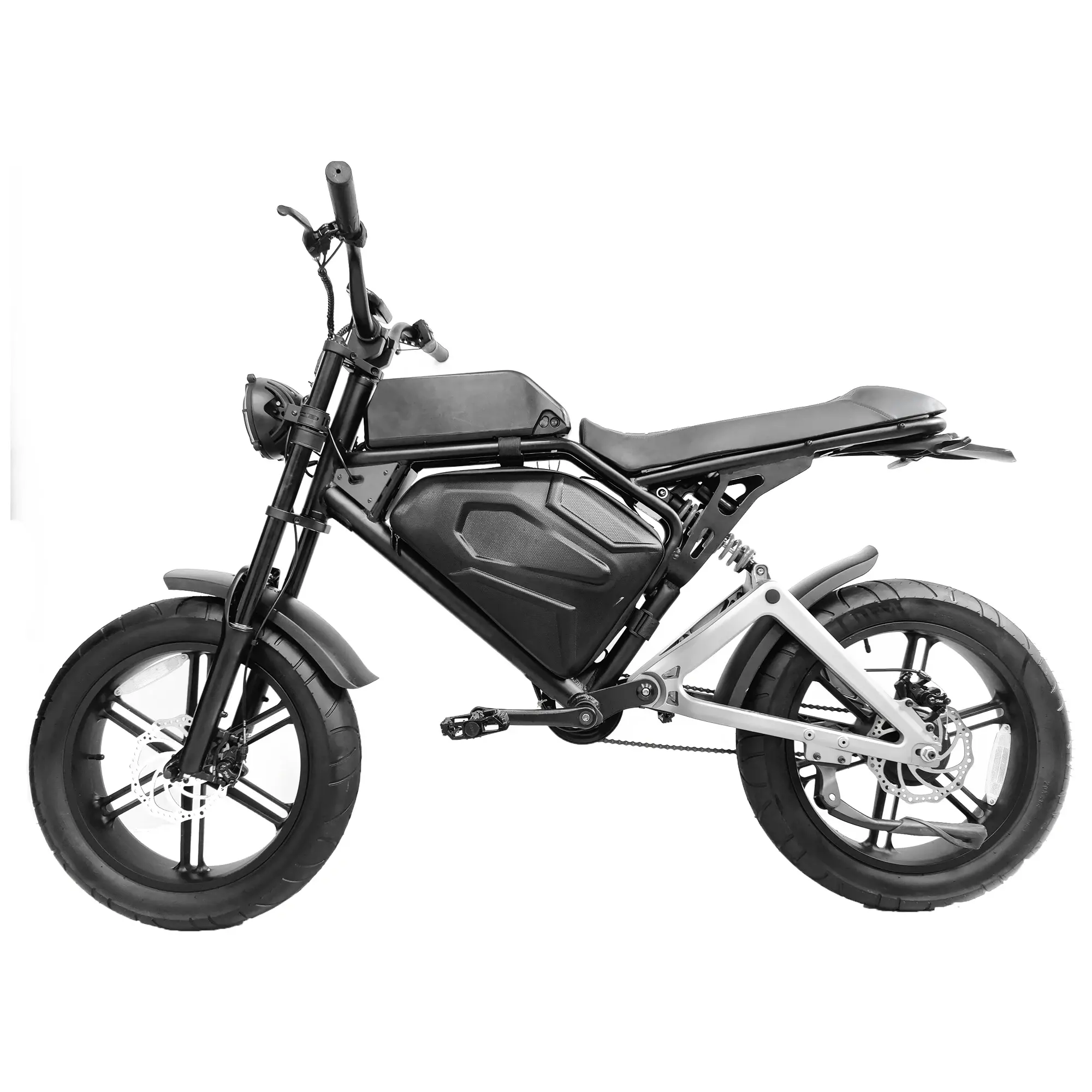 2023 Hot Sale Full Suspension Fat Electric Bicycle Fatbike 48V Racing Motorcycle Mountain Off Road Electric Dirt Bike for Adult
