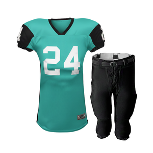 Maillot de football américain personnalisé pour hommes et femmes, uniforme de sport en polyester 245GSM, vêtements de performance - Product Image 3