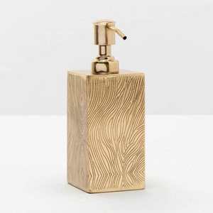 Dispensador de Jabón Líquido de Metal Dorado con Acabado de Aluminio para Uso en el Hogar, Hoteles y Restaurantes, el Más Vendido - Product Image 1