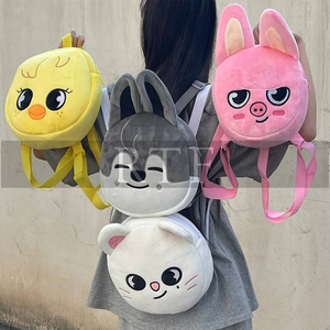 2024 Hot Sale Straykids Kpop Stars Mini Schoolbag SK Plush Small <b>Backpack</b> Student <b>Backpack</b> - Product Image 3