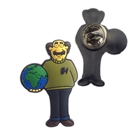 Conception personnalisée PVC Badges broche en caoutchouc de l'embrayage pour la décoration de fête d'enfant