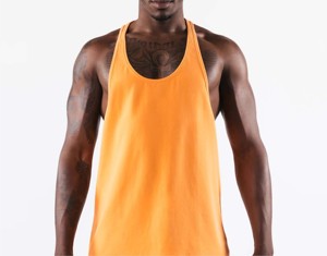 Camisetas sin mangas ligeras y cómodas de secado rápido para hombre, ropa de entrenamiento para gimnasio, camisetas sin mangas elásticas de cuatro vías de estilo callejero sólido - Product Image 1