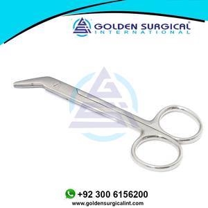 กรรไกรตัดลวดจัดฟันและครอบฟัน ขนาด 4.75 นิ้ว ใบมีดหยักแบบมุม สำหรับงานทันตกรรมและเครื่องมือทำฟันปลอม - Product Image 6