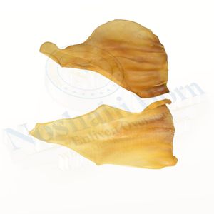 NHE Overseas Eco-Friendly Dog Dental Care Oreilles de buffle et de vache pour réduire la plaque dentaire et l'accumulation de tartre - Product Image 5