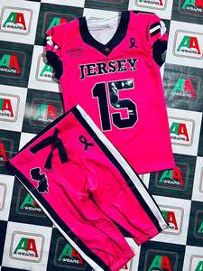 Jersey de fútbol americano bordado de talla grande transpirable estirable sublimación pantalones mangas cortas Pakistán hecho imagen Real - Product Image 4