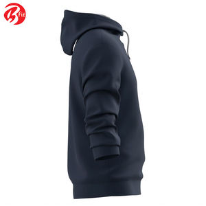 Nouveau style de sweats à capuche d'entraînement coupe-vent pour hommes de la plus haute qualité personnalisée meilleure taille pour les sports d'hiver technique de teinture unie - Product Image 5
