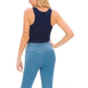 Women's Sleeveless Plain Vest Top Summer Casual Slim Fit Tank Tops <b>T</b>-<b>Shirt</b> HOT Blended <b>Yarn</b> Women's Tank Top for Women From BD - Product Image 3