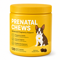 Compléments alimentaires prénatals pour chiennes en gestation et allaitement, sous forme de bouchées molles, pour le bien-être des chiots, support pour marque privée, vente en gros, OEM, personnalisation
