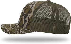 Gorra Trucker de 5 Paneles con Logotipo Bordado Personalizado, Malla de Camuflaje, Espuma Premium - Product Image 2