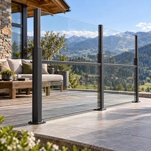 Écran pare-vent coulissant rétractable WISE COMPANY pour extérieur avec verre trempé et cadre en aluminium thermolaqué - Conception écologique - Product Image 3