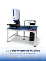Machine de mesure vidéo 2D HVM-2010D, testeur de mesure vidéo optique 2D pour la mesure des composants électroniques, plastiques et matérielles
