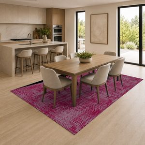 <b>RUGS</b> DEPOT LXDP-0151 Wholesale Red Burgundy Ethnic Kilim Digital Printed Machine Washable Chenille Area <b>Rug</b> <b>Non</b> <b>Slip</b> - Product Image 4