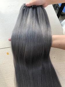 ขายส่งผมดิบคุณภาพสูงสีเทาอ่อนกระดูกตรงรวมกลุ่มต่อผมมนุษย์เวียดนาม 100% ด้วยคุณภาพที่ดีที่สุด - Product Image 4