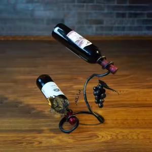 Classic Metal <b>Wine</b> Bottle Display <b>Stand</b> in High Demand Black Powder Coated Finished to Get by decor impex - Product Image 6
