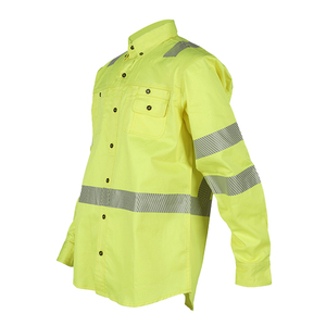 Camisa de Trabajo Reflectante y Resistente al Viento para Hombre, Certificada ANSI/ISEA 107, Ropa de Trabajo de Alta Visibilidad, Transpirable y de Secado Rápido, Venta al Por Mayor - Product Image 3