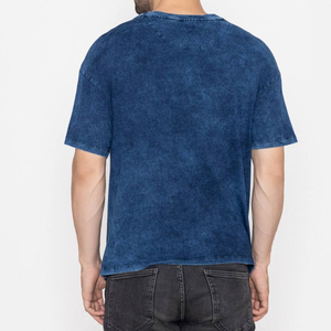 Respirant 100% coton tricoté surdimensionné à manches courtes T-Shirt sérigraphie Logo mode décontracté OEM personnalisable T-shirt en vrac - Product Image 2