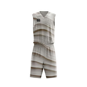 Meilleures ventes Vêtements de basket-ball pour hommes Logo personnalisé Jersey Sportswear Respirant Plus Size Prix raisonnable - Product Image 4