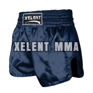 Pantalones Cortos de Lucha para Hombre, Azul Marino, Hechos a Medida, Sublimados, para Boxeo y Entrenamiento de Muay Thai, Cómodos, Cintura Elástica 2026 - Product Image 3