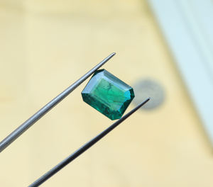 อัญมณีมรกตแซมเบียที่สวยงามปรับแต่งขนาดได้ตามต้องการรูปทรงแปดเหลี่ยมหลวมอัญมณีแซมเบียมรกตเจียระไนเป็นของขวัญสำหรับเธอ - Product Image 4