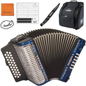 Hot Trending New 3500fb Ii 31 Button Fbbeb Sol Diatonic Accordion With <b>Black</b> <b>Bag</b> <b>Straps</b> - Product Image 3