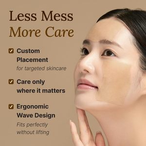 Masque en tissu revitalisant Dewassome Bifida Energy Ampoule, pack familial jumbo 80 pièces pour le visage et le corps - Product Image 2