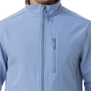 เสื้อแจ็คเก็ตคุณภาพพรีเมียมสำหรับผู้ชาย รุ่นใหม่ล่าสุด เสื้อแจ็คเก็ตซอฟต์เชลล์สำหรับกิจกรรมกลางแจ้ง ผู้ชาย ไซส์พลัส เสื้อแจ็คเก็ตกันลมแบบซอฟต์เชลล์ - Product Image 5