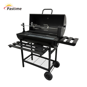 Barbecue au charbon de bois avec <span class=keywords><strong>fonction</strong></span> de rôtisserie, kit de rotation automatique pour poulet, en acier moderne robuste, pour fête en plein air - Product Image 1